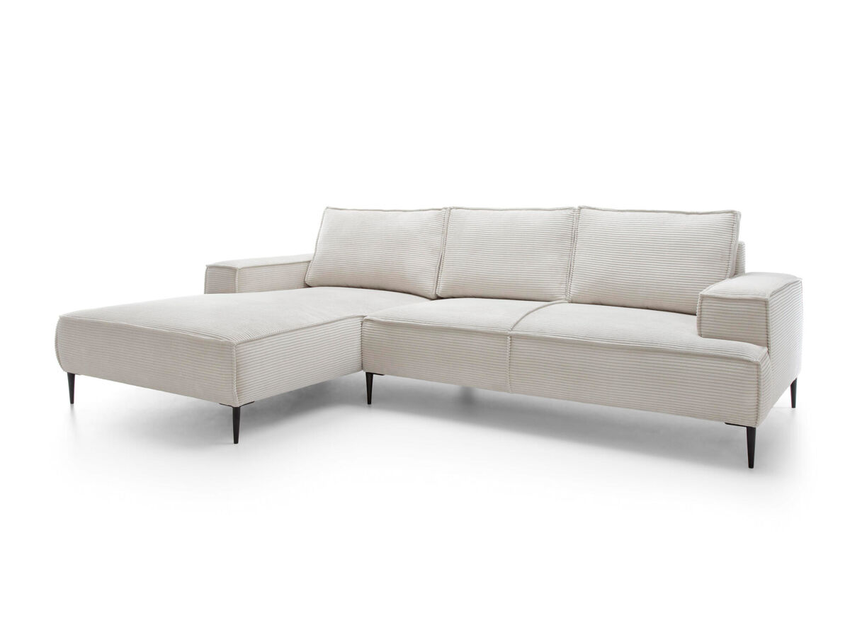 Sofá esquinero olmo 275x173x83 beige