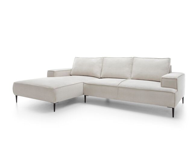 Sofá esquinero olmo 275x173x83 beige