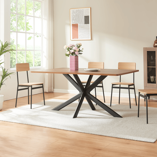 Estrutura de mesa Svallersun plano-oval aço 140x78x72 cm preto en.casa