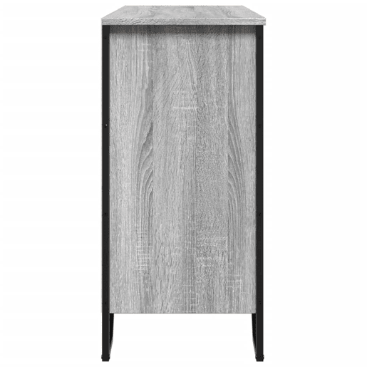 Aparador - Bufete - Móvei de apoio 101x35,5x74,5 cm derivados de madeira cinzento sonoma pt4430