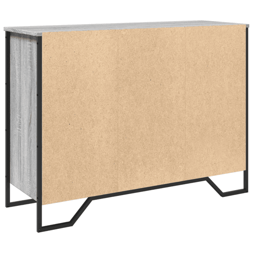 Aparador - Bufete - Móvei de apoio 101x35,5x74,5 cm derivados de madeira cinzento sonoma pt4430