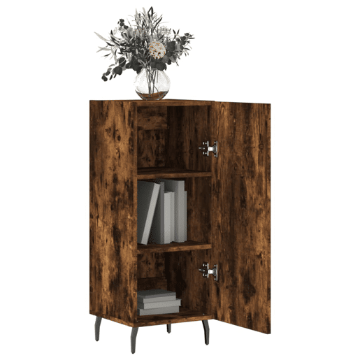 Aparador - Bufete - Móvei de apoio 34,5x34x90 cm madeira processada cor carvalho fumado pt4526 Aparador - Bufete - Móvei de apoio 34,5x34x90 cm madeira processada cor carvalho fumado pt4526