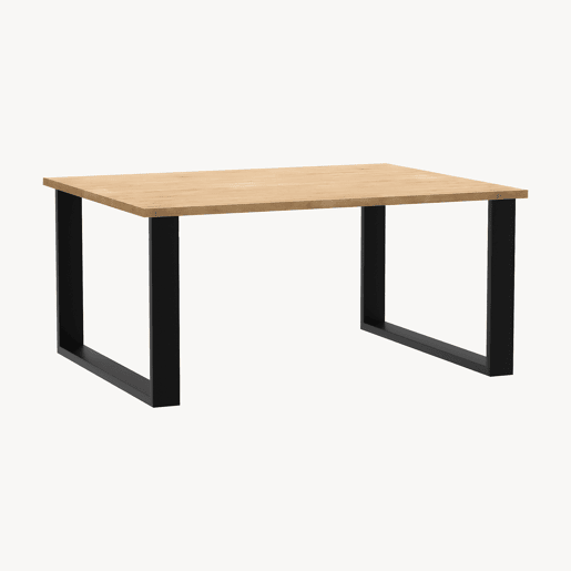 Quadro de mesa de centro Makers DIY conjunto de 2 66x40cm aço preto en.casa