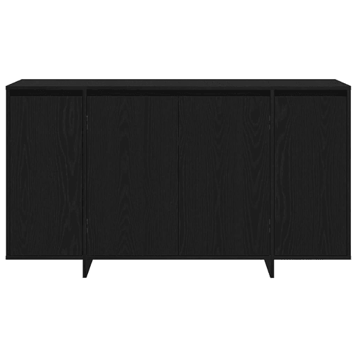 Bufete - Móvei de apoio Carvalho Preto 135 x 41 x 75 cm Madeira processada pt4958
