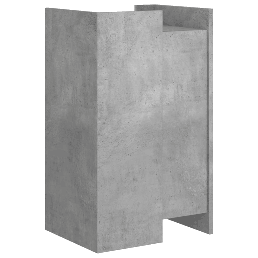 Aparador - Bufete - Móvei de apoio 45x35x75 cm derivados de madeira cinzento cimento pt3299 Aparador - Bufete - Móvei de apoio 45x35x75 cm derivados de madeira cinzento cimento pt3299