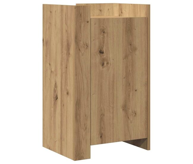Aparador - mueble de almacenamiento roble artesanal 45 x 35 x 75 cm es4884