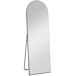 Espejo Cuerpo Entero MDF, Vidrio HOMCOM Espejo Cuerpo Entero MDF, Vidrio HOMCOM Negro