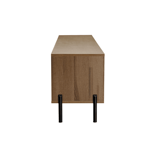 Móvel de TV 160x35 cm - Baixo, 3 portas, móveis de sala - Natural
