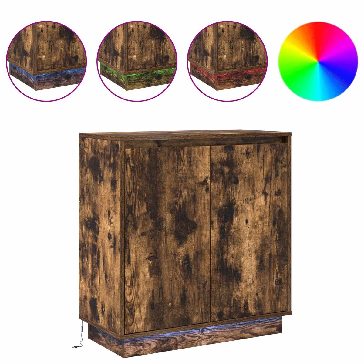Aparador - Mueble de almacenamiento 71 Marrón