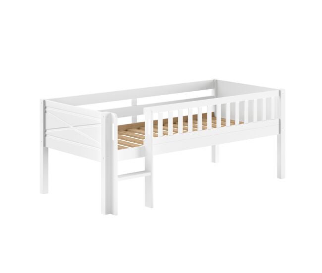 Cama alta infantil scott 105x208x83 blanco
