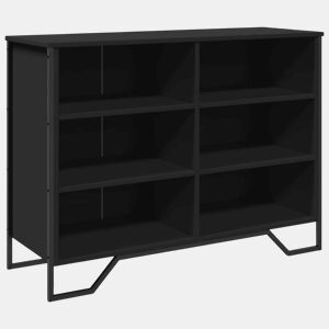 Aparador - Bufete - Móvei de apoio 101x35,5x74,5 cm derivados de madeira preto pt4502