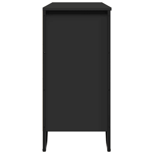 Aparador - Bufete - Móvei de apoio 101x35,5x74,5 cm derivados de madeira preto pt4502