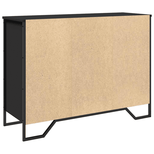 Aparador - Bufete - Móvei de apoio 101x35,5x74,5 cm derivados de madeira preto pt4502