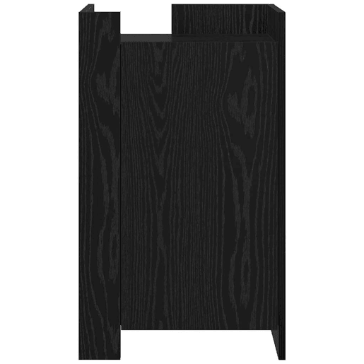 Bufete - Móvei de apoio Carvalho Preto 45 x 35 x 75 cm pt4974