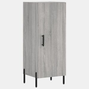 Aparador - Bufete - Móvei de apoio 34,5x34x90 cm derivados de madeira sonoma cinzento pt4438