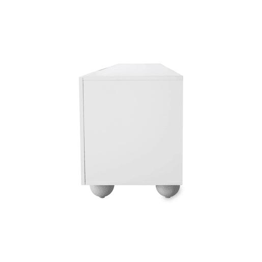 Móvel de TV 180x38 cm - Design moderno e baixo - Branco