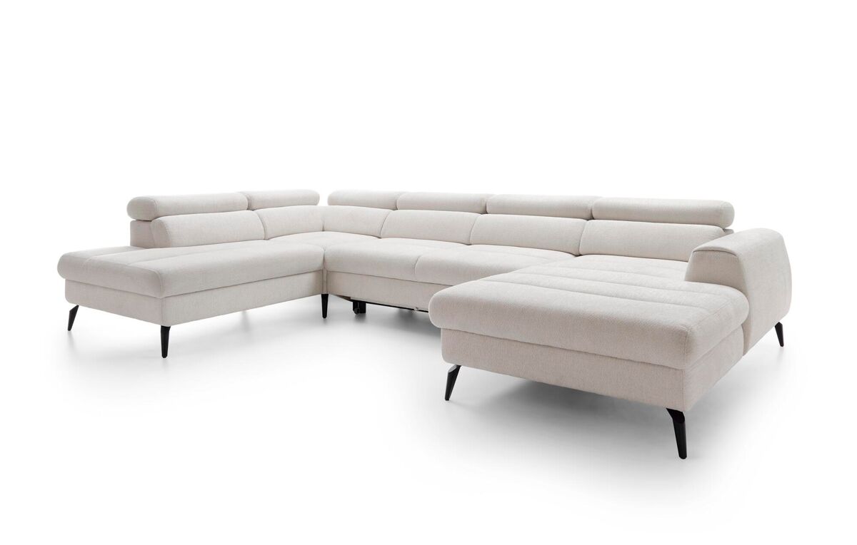 Sofá esquinero jazz 345x216x93 beige