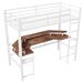 Cama alta para niños 204x94 Cama alta para niños 204x94 Blanco