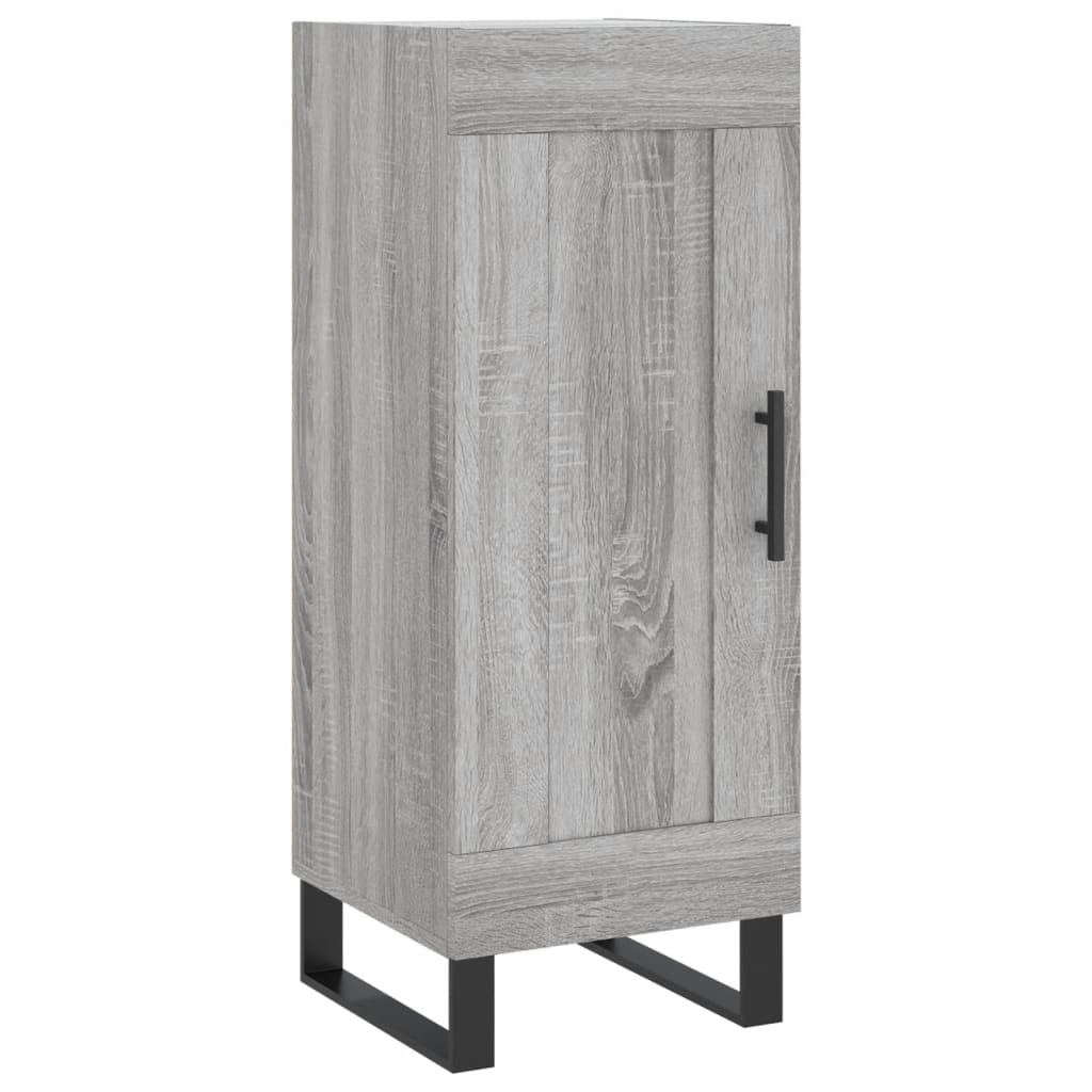 Aparador - Mueble de almacenamiento 34 Roble/ Gris