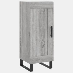 Aparador - Bufete - Móvei de apoio 34,5x34x90 cm derivados de madeira sonoma cinzento pt4461