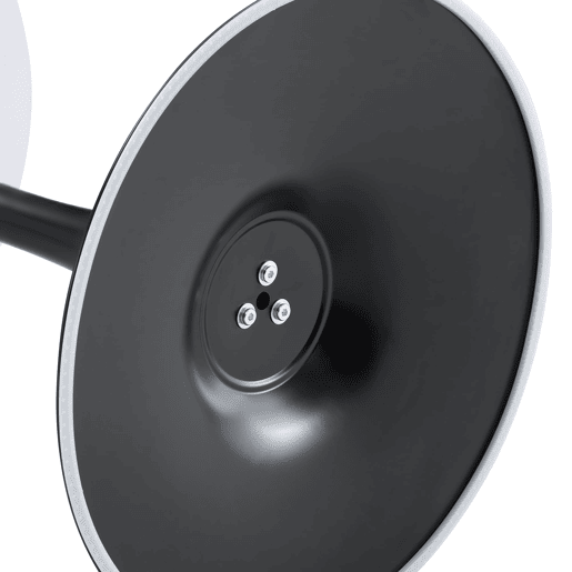Mesa auxiliar 60 cm - MDF, Thermoform, estilo europeu - preto Mesa auxiliar 60 cm - MDF, Thermoform, estilo europeu - preto