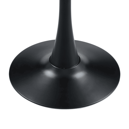 Mesa auxiliar 60 cm - MDF, Thermoform, estilo europeu - preto Mesa auxiliar 60 cm - MDF, Thermoform, estilo europeu - preto