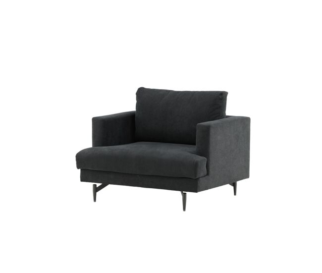 Sillón sofia 104x92x82 negro