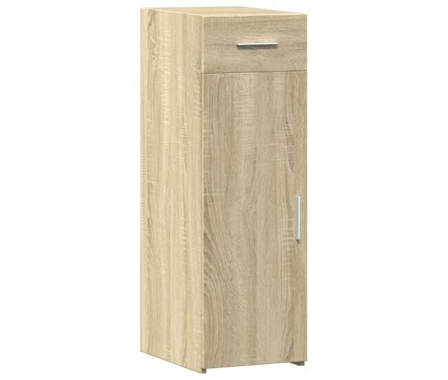 Aparador - mueble de almacenamiento madera de ingeniería roble sonoma 30x42,5x93 cm es4571