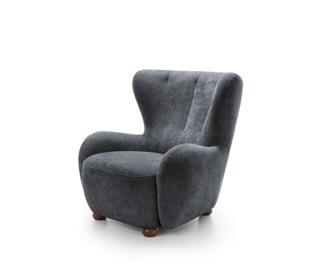 Sillón ciro 88x100x91 gris