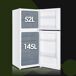Frigorífico 2 puertas Aspes AF145501ENF No Frost E Frigorífico 2 puertas Aspes AF145501ENF No Frost E Blanco