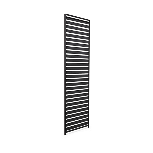 Conjunto de 3 persianas horizontais de 1m para pérgola bioclimática de alumínio Antracite - 93x6x236 cm