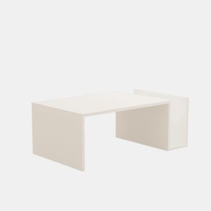 Mesa de centro de madeira Memo - 50 x 86 x 32 cm - Branco