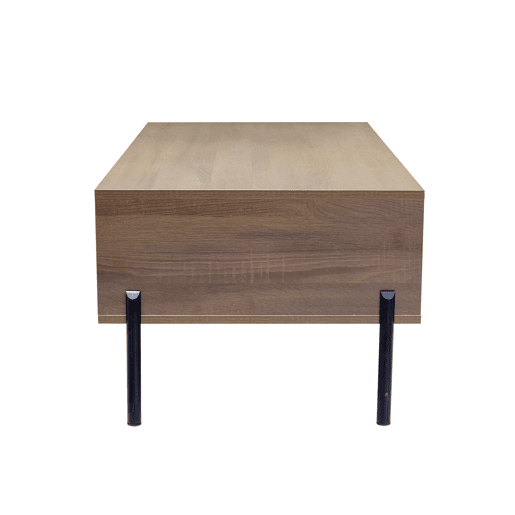 Mesa de centro 105x55x41 cm - estilo retro moderno - natural Mesa de centro 105x55x41 cm - estilo retro moderno - natural