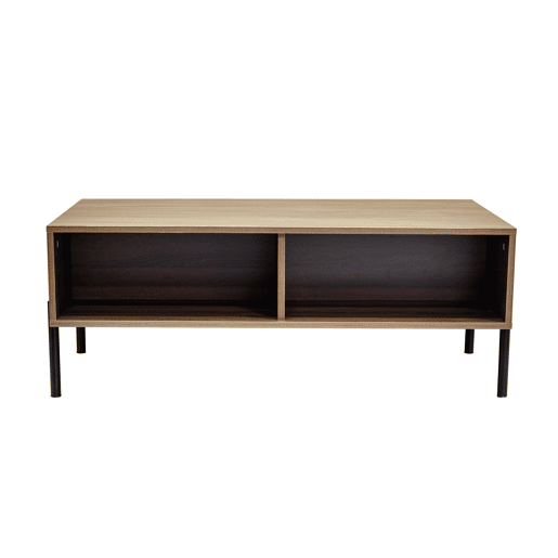 Mesa de centro 105x55x41 cm - estilo retro moderno - natural Mesa de centro 105x55x41 cm - estilo retro moderno - natural