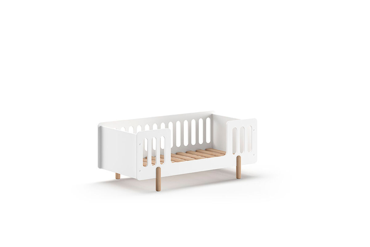 Cama de bebé smile 79x150x61 blanco