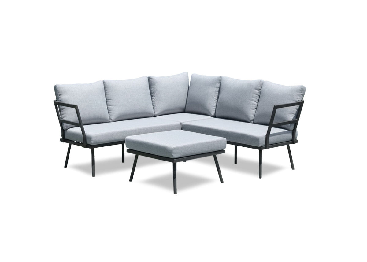 Sofa rinconera sony. muebles de jardin y terraza, gris