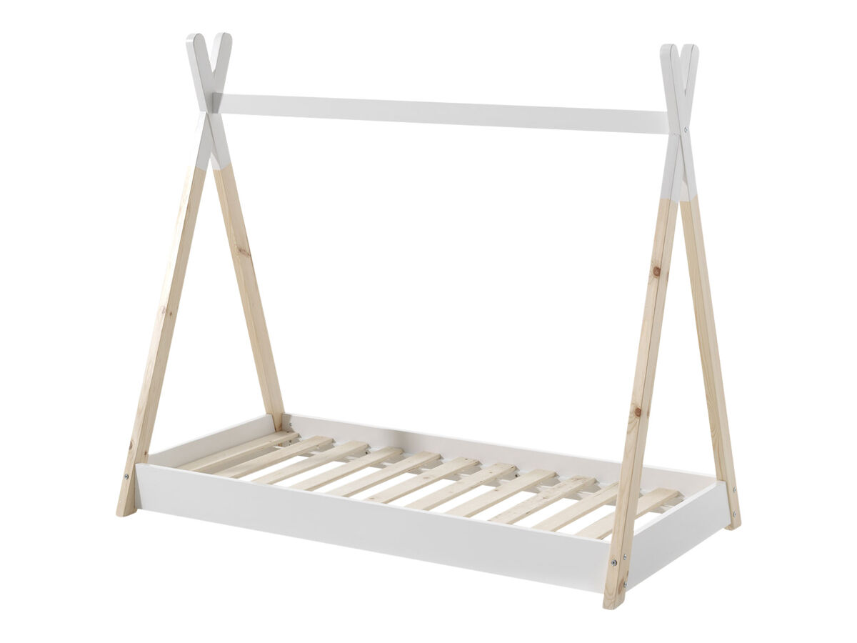 Cama casita infantil tipi 85x146x131 beige