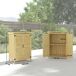 Caseta de Jardín Madera de Abeto, Metal Galvanizado Outsunny Caseta de Jardín Madera de Abeto, Metal Galvanizado Outsunny Marrón
