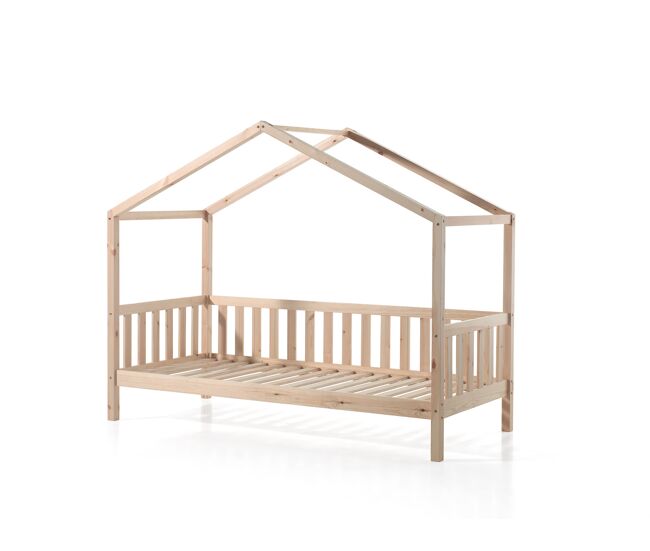 Cama casita infantil dallas 97x211x170 beige