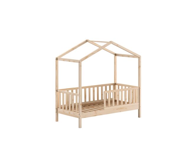 Cama casita infantil dallas 76x148x151 beige