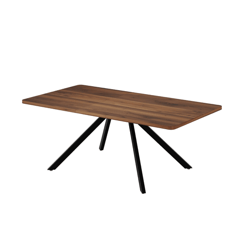 Mesa de jantar extensÃvel 160200240x90 cm - 6-10 pessoas, metal, estilo simples - Nogal Mesa de jantar extensÃvel 160200240x90 cm - 6-10 pessoas, metal, estilo simples - Nogal