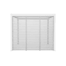 Conjunto de 3 persianas horizontais de 1m para pérgola bioclimática de alumínio Branco - 93x6x236 cm