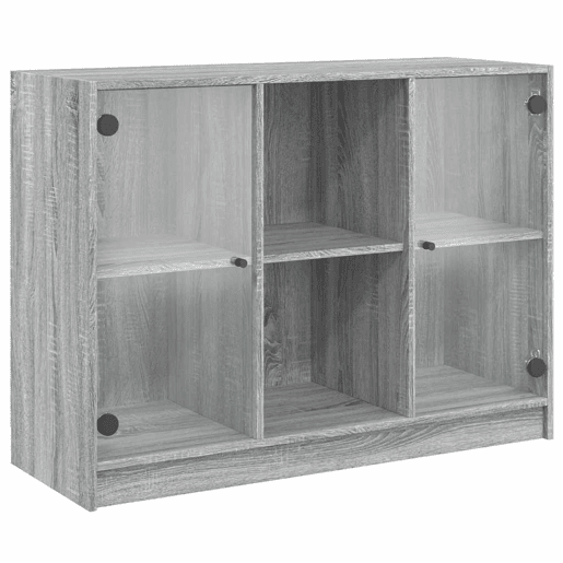 Aparador - Bufete - Móvei de apoio 102x37x75,5 cm derivados de madeira cinzento sonoma pt4431
