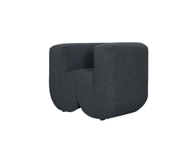 Sillón nua 100x85x75 negro