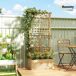 Jardinera con Enrejado Madera de Abeto Outsunny Jardinera con Enrejado Madera de Abeto Outsunny Marrón