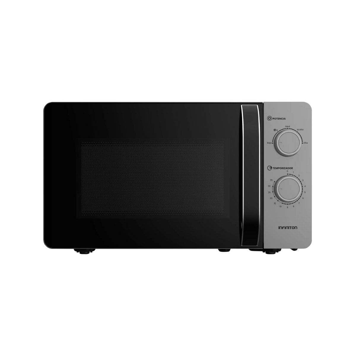 Microondas Infiniton MWHS2070 700W 20L 5 programas plata