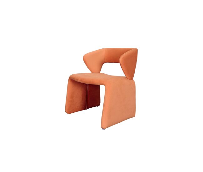 Sillón nua 66x65x78 naranja