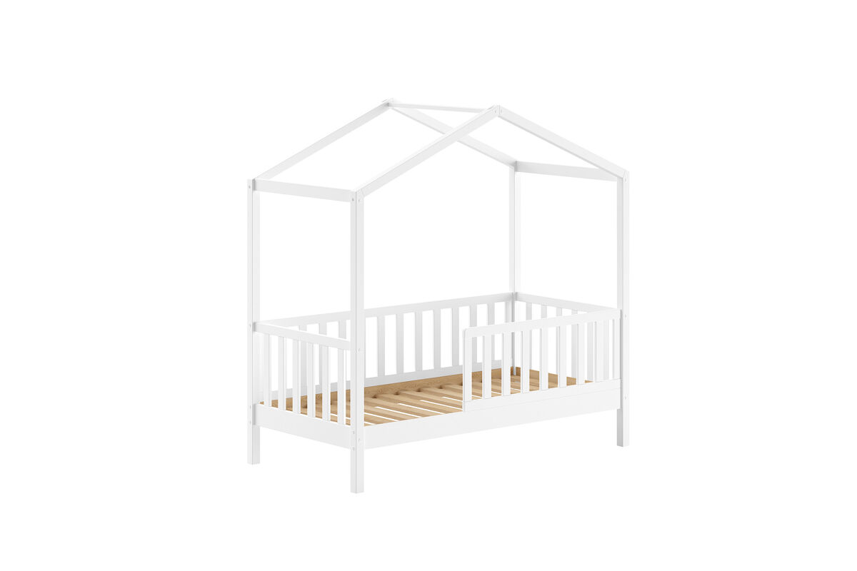 Cama casita infantil 76x148 Blanco