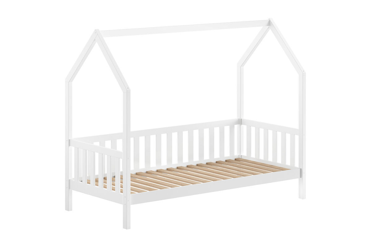 Cama casita infantil cabane 98x208x169 blanco
