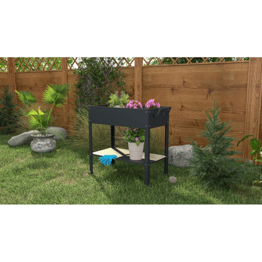 Mesa de vaso Hibisco - 82 x 43 x 83 cm - Antracite -